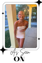 White Square Sequin Mini