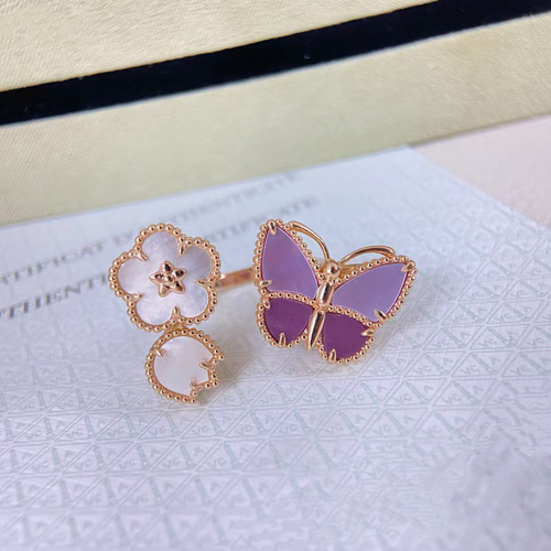 Blue butterfly ring mystery box