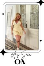 Yellow Lace Slip Mini