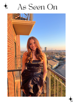 Black Chiffon Strapless Ruffle Bottom Mini