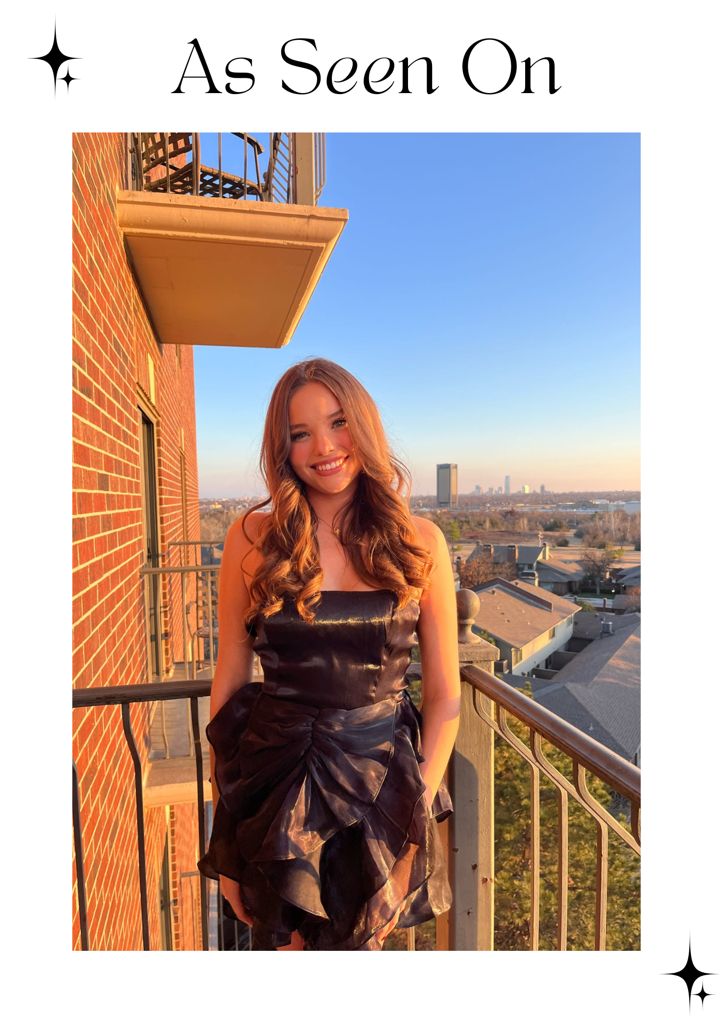 Black Chiffon Strapless Ruffle Bottom Mini
