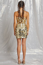 Gold Sequin Tube Mini