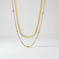 Light Luxury Stackable Necklaces Set of 2