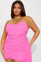 Pink Mesh Drape Mini