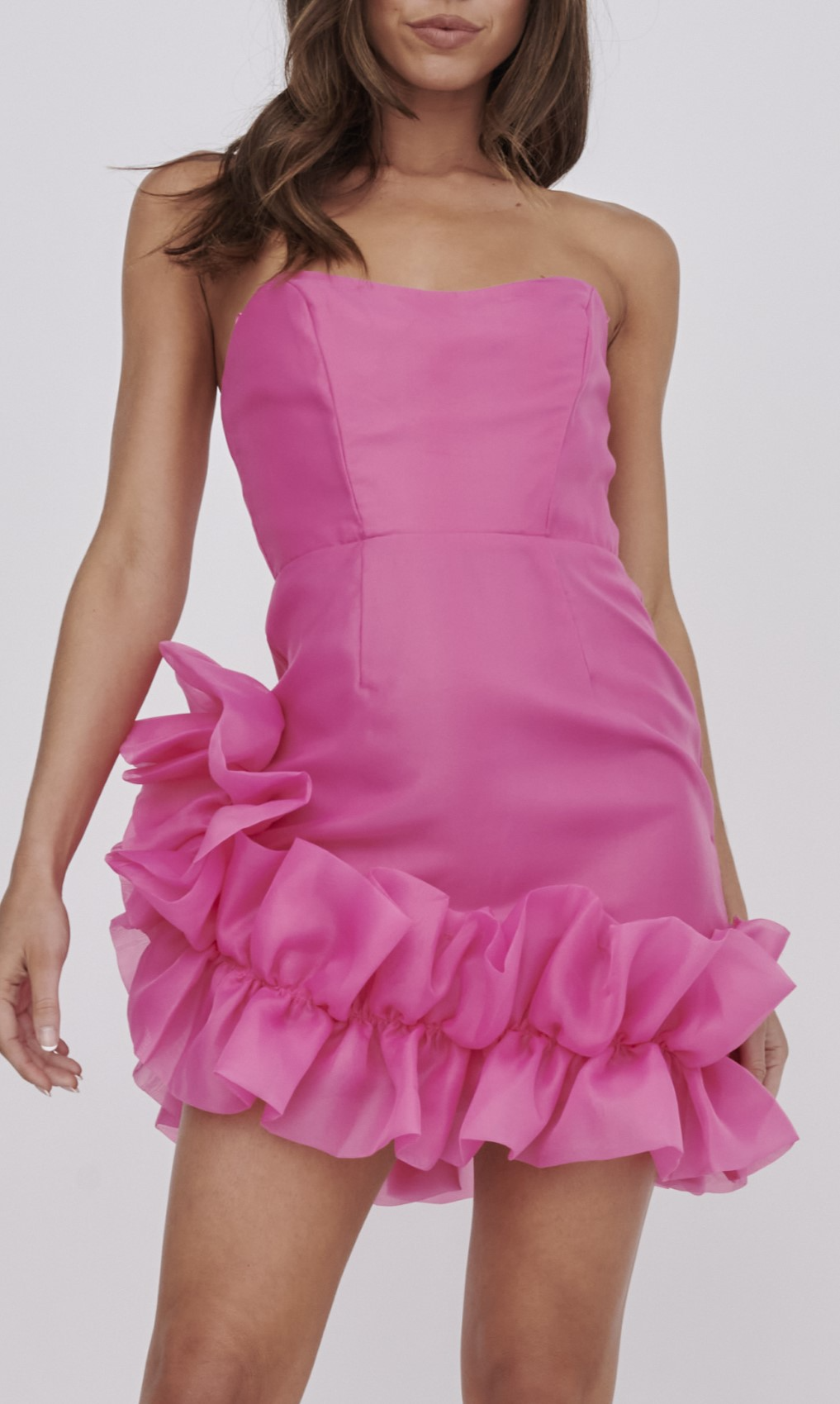 Pink Ruffled Mini