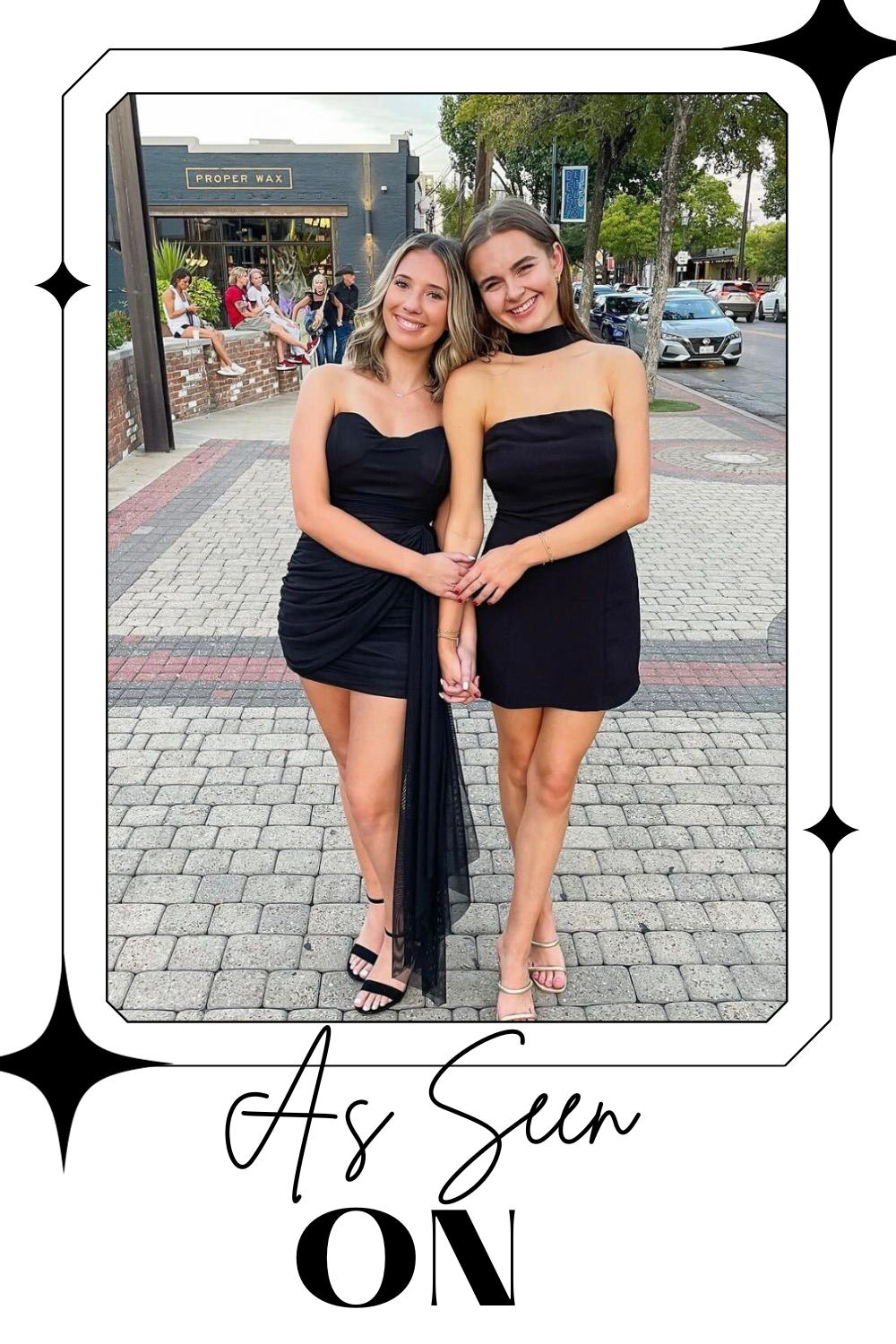 Black Strapless Mesh Draped Bodycon