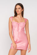 Pink Lace Bust Mini
