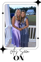 Lavender Satin Cowl Neck Midi