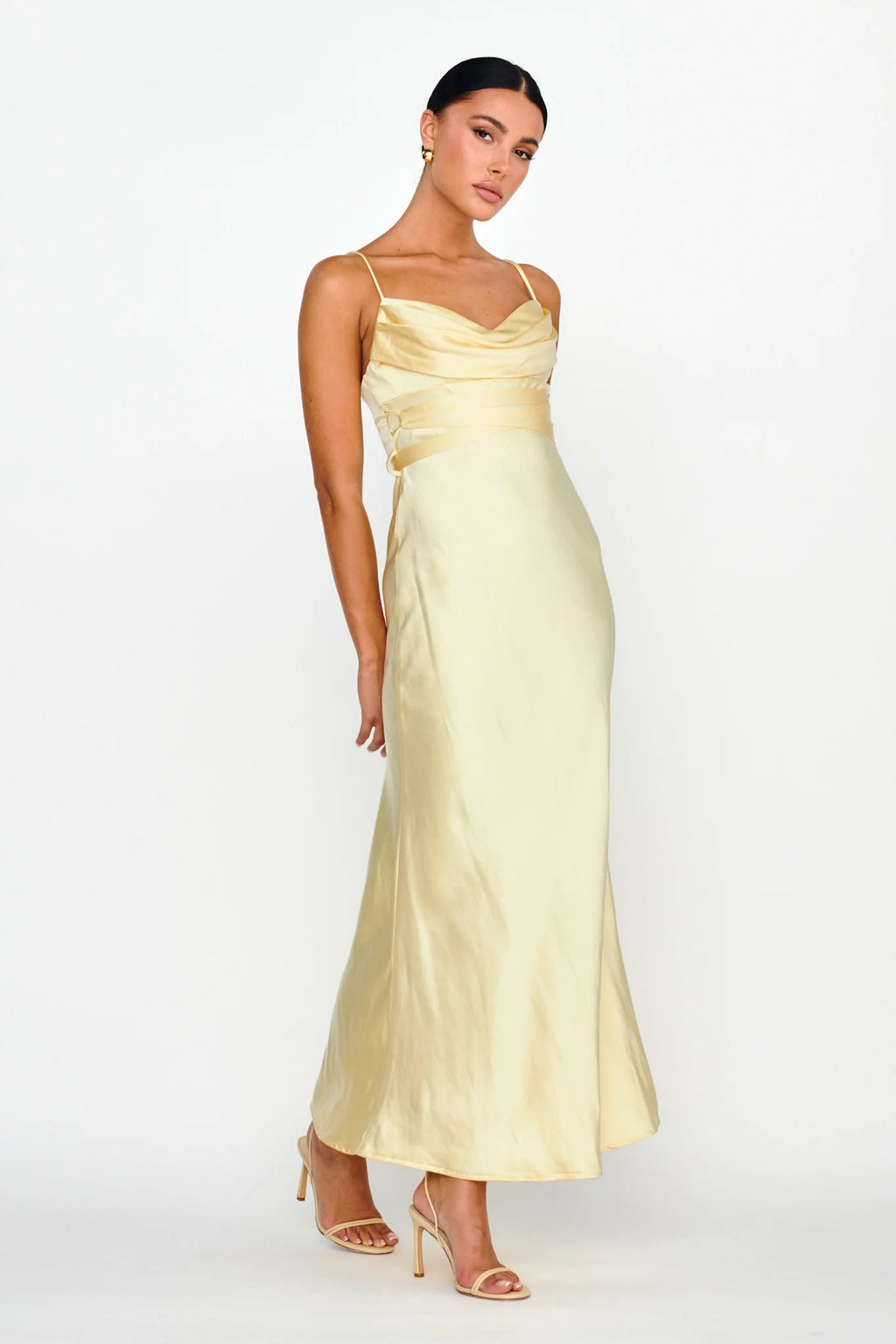Butter Lace Up Waist Maxi