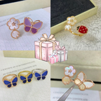 Blue butterfly ring mystery box