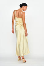 Butter Lace Up Waist Maxi