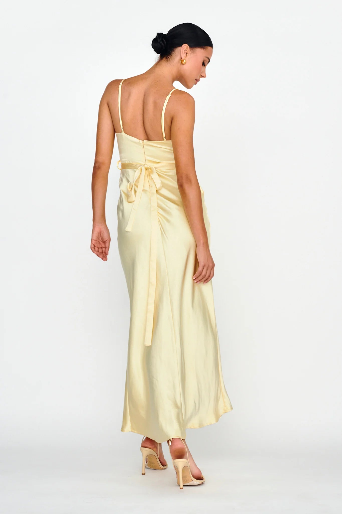 Butter Lace Up Waist Maxi