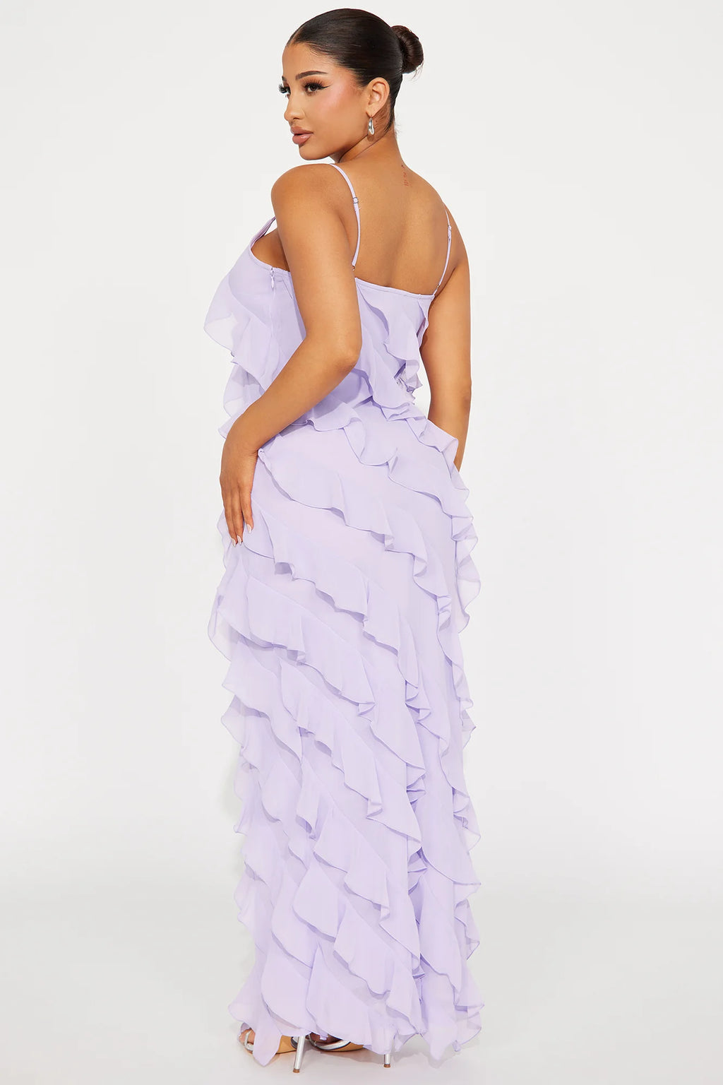 Lavender Ruffle Maxi